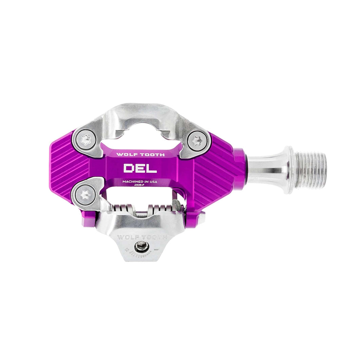 Wolf Tooth（ウルフトゥース）DEL Gravel Clipless Pedal　カラー：Ultraviolet Purple
