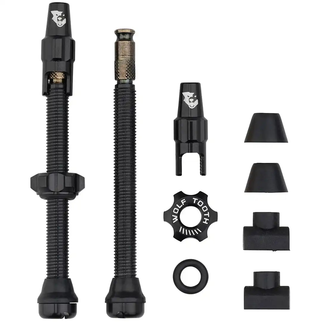 VIXX グローバル FCキット Wolf Tooth Tubeless Valve Stem Kit for Clik Valve 60mm