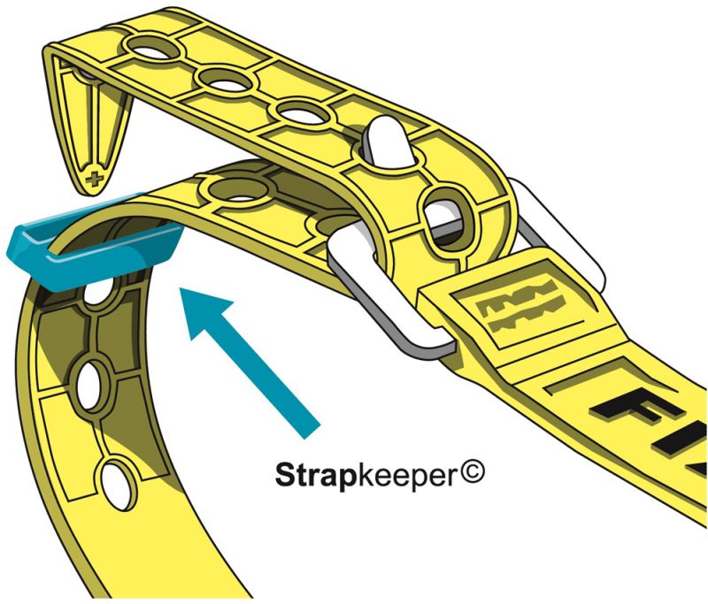 Fixplus Strapkeeper（ストラップキーパー4個セット）15cm, 23cm, 30cm, 40cm ストラップ対応