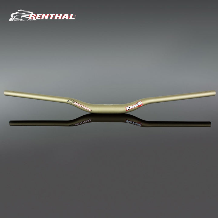 Renthal Fatbar 35mm MTB Handlebar Rise:30mm, Color:Gold（レンサル ファットバー 35mm MTBハンドルバー 30mmライズ、ゴールドカラー）