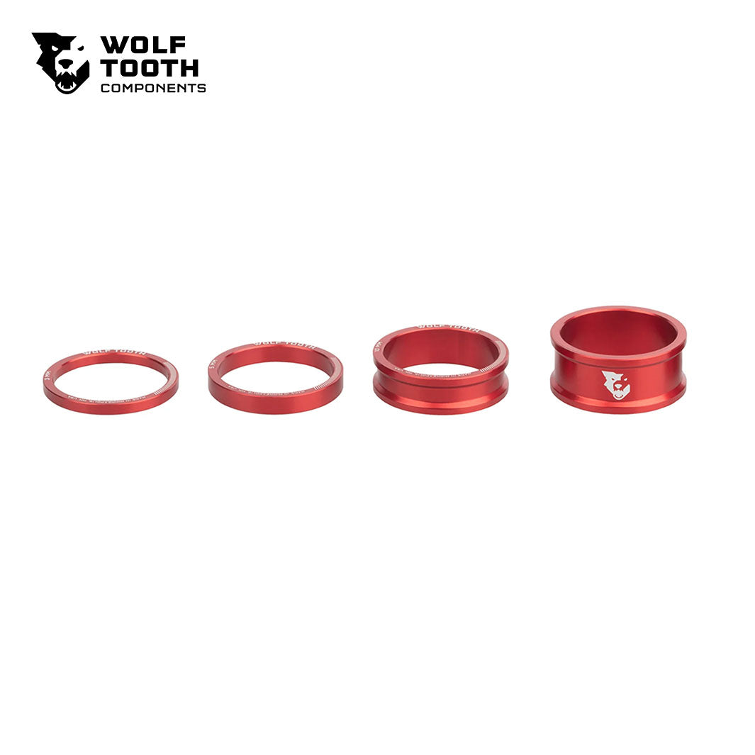 大阪売れ済 Wolf Tooth Componentsヘッドセットスペーサー5パック、3